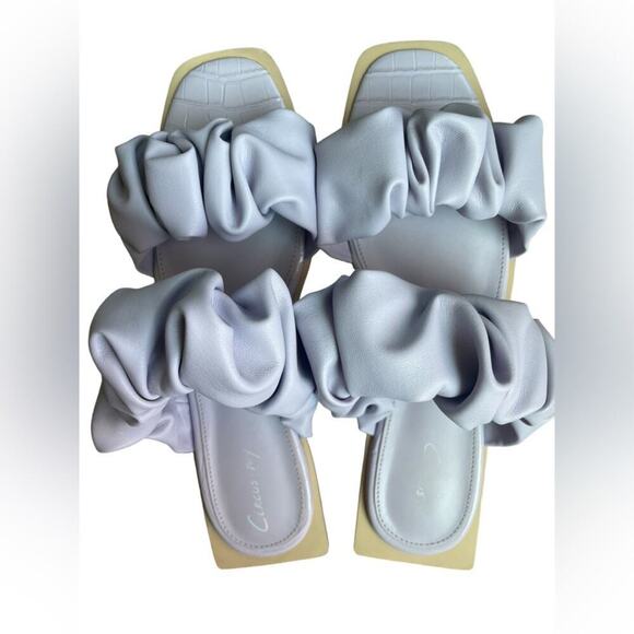 Circus by Sam Edelman Women's‎ Iggy Ruched Slide Sandals Lavender Purple- 8 - Picture 8 of 9